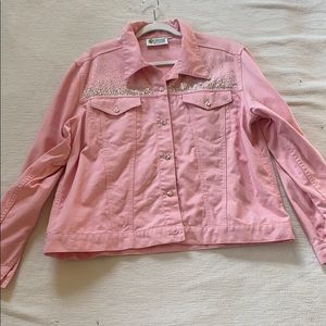 Pink rhinestone jacket
